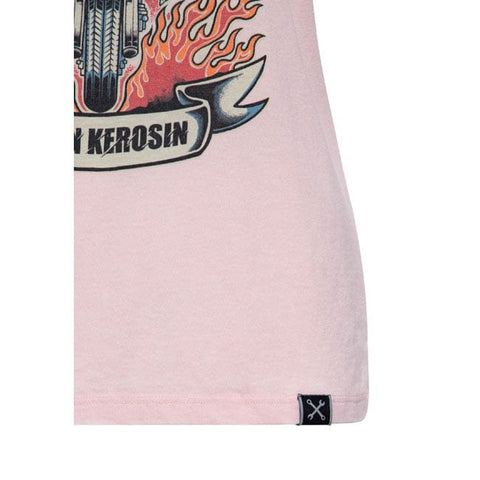 Queen Kerosin Ride into the wild t-shirt peachskin KING KEROSIN MOTOVEIKALS 21