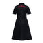 Queen Kerosin Rock N Roll Rebel Queens retro denim dress bla KING KEROSIN MOTOVEIKALS 21
