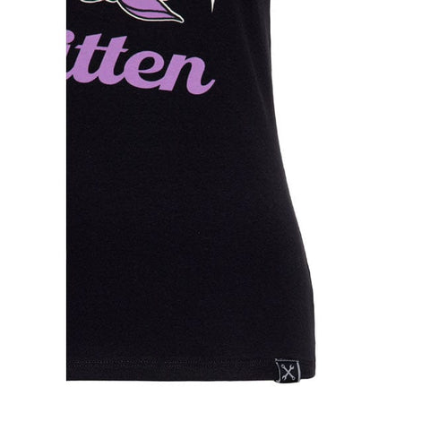 Queen Kerosin Rockabilly Kitten t-shirt black KING KEROSIN MOTOVEIKALS 21