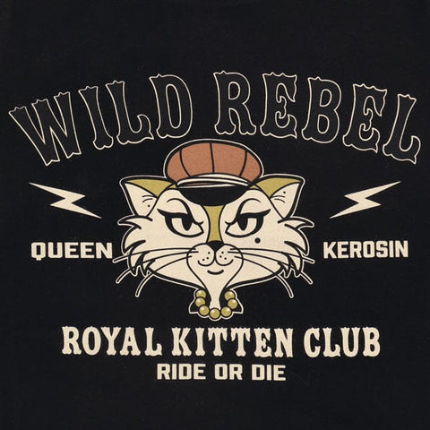 Queen Kerosin Royal Kitten Club t-shirt blue KING KEROSIN MOTOVEIKALS 21