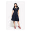 Queen Kerosin Swing Denim dress dark blue KING KEROSIN MOTOVEIKALS 21
