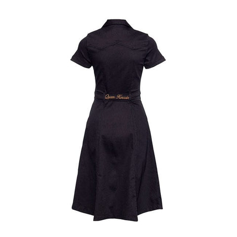 Queen Kerosin Swing worker dress black/rinsed wash KING KEROSIN MOTOVEIKALS 21