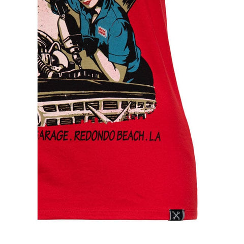 Queen Kerosin Tune Up t-shirt red KING KEROSIN MOTOVEIKALS 21