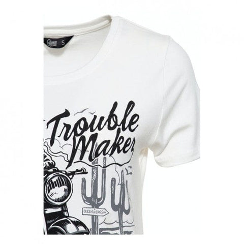 QuenKerosin TroubleMaker White S KING KEROSIN MOTOVEIKALS 21