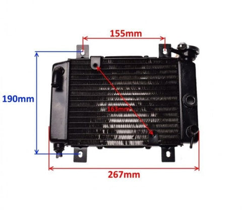 Radiators ATV 200 komplektā ar ventilatoru REPLICA MOTOVEIKALS 21