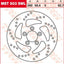 Rear Brake Disc Xl Swept Left TRW TRW MOTOVEIKALS 21
