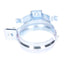 rear exhaust clamp for Simson S51, S51/1E, S51/1E1, S53, S53E, S70, S83 Enduro OEM STANDARD MOTOVEIKALS 21