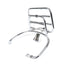 Rear rack, fold down -MOTO NOSTRA- Vespa Primavera 50 (ZAPC53100, ZAPC53200), Vespa Primavera 125 (ZAPM81100), Vespa Primavera 150 (ZAPM81200), Vespa Sprint 50 (ZAPC53101, ZAPC53201), Vespa Sprint 125 (RP8M82111, ZAPM81300, ZAPM81301) - chrome MOTO NOSTRA MOTOVEIKALS 21