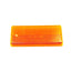 Reflector Hella 70 x31.5x5mm square, self-adhesive, yellow DIVERSE / IMPORT MOTOVEIKALS 21