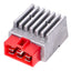regulator / rectifier w/ flasher relay, red plug for Derbi Senda, GPR, Aprilia RX, SX 50, Gilera RCR 101 OCTANE MOTOVEIKALS 21