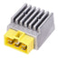 regulator / rectifier w/ flasher relay, yellow plug for Derbi Senda, GPR, Aprilia RX, SX 50, Gilera RCR 101 OCTANE MOTOVEIKALS 21