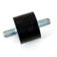 Retaining rubber exhaust MOGA M6 x 12mm 25mm diameter height for Supra Enduro, XE 5, 9, Mokick moped KKR MOGA MOTOVEIKALS 21