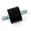 Retaining rubber thread 1 piece Dimensions M6 x 10mm Rubber 20mm diameter 15mm height for moped mokick DIVERSE / IMPORT MOTOVEIKALS 21