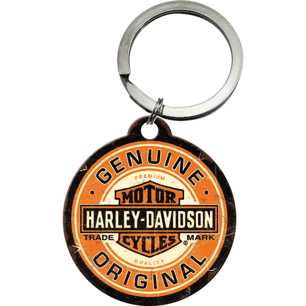 Retro atslēgu piekariņš Harley-Davidson Genuine Ø 4 cm NOSTALGIC ART MOTOVEIKALS 21