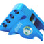 riser kit Polini CNC 4-hole blue for Minarelli horizontal POLINI MOTOVEIKALS 21