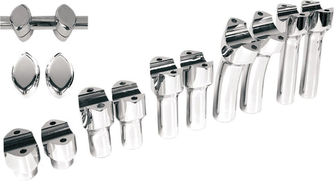 Risers Big Buf 6" Chr DRAG SPECIALTIES DRAG SPECIALTIES MOTOVEIKALS 21