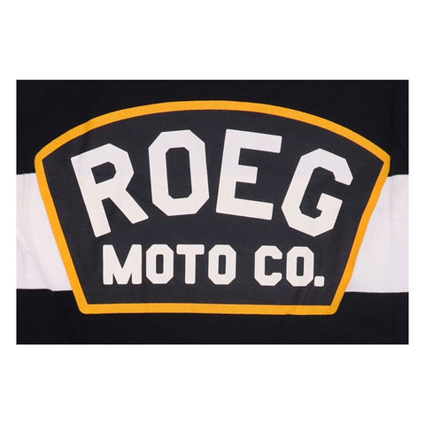 Roeg Shawn stripe sweatshirt off-white/black ROEG MOTOVEIKALS 21