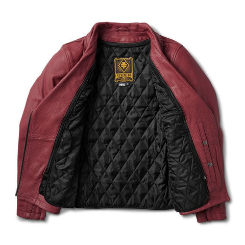 Roland Sands Atherton 74 ladies jacket merlot ROLAND SANDS DESIGN MOTOVEIKALS 21