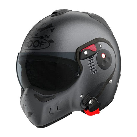 Roof Boxer Alpha helmet matt graphite ROOF MOTOVEIKALS 21