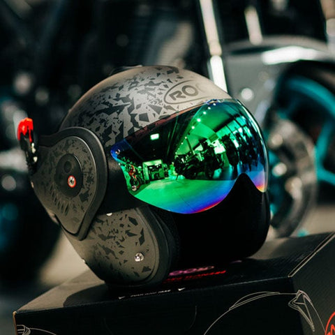 Roof Boxer Alpha helmet matt graphite ROOF MOTOVEIKALS 21