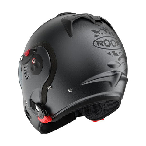Roof Boxer Alpha helmet matt graphite ROOF MOTOVEIKALS 21