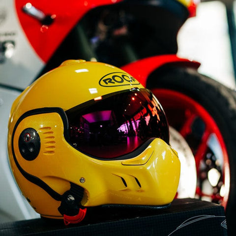 Roof Boxer Alpha helmet yellow ROOF MOTOVEIKALS 21