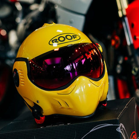 Roof Boxer Alpha helmet yellow ROOF MOTOVEIKALS 21