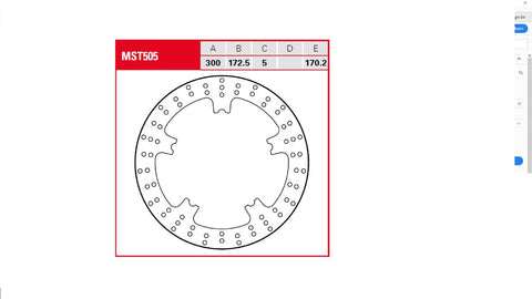 Rotor Trw TRW TRW MOTOVEIKALS 21