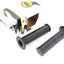 Rubber grip set Magura 125mm 22/24mm for Zündapp KS, Kreidler, Hercules K KX MK Supra, Puch, KTM, DKW, KKR Mokick MAGURA MOTOVEIKALS 21