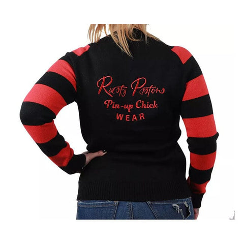 Rusty Pistons Cutter female sweatshirt black/red RUSTY PISTONS MOTOVEIKALS 21