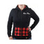 Rusty Pistons Turner female zip hoodie black/red RUSTY PISTONS MOTOVEIKALS 21