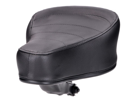 saddle / seat new type black with Puch logo for Puch OEM STANDARD MOTOVEIKALS 21