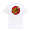 Santa Cruz Dot Chest t-shirt white SANTA CRUZ MOTOVEIKALS 21