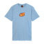 Santa Cruz Oval Check Flame Front t-shirt crystal blue SANTA CRUZ MOTOVEIKALS 21
