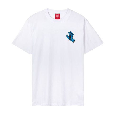 Santa Cruz Screaming Hand Chest t-shirt white SANTA CRUZ MOTOVEIKALS 21