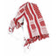 Scarf cotton 50cm x 60cm white / red 40 gram for moped mokick DIVERSE / IMPORT MOTOVEIKALS 21