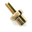 Screw cable guide thread M 6 x 18mm depth 7mm diameter 6mm bore 2.5mm for moped, moped, mokick, KKR motorcycles DIVERSE / IMPORT MOTOVEIKALS 21