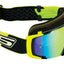 SCRUB MX goggle Yellow fluo black - Yellow/black strap White logo-Iridium screen S-LINE MOTOVEIKALS 21