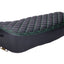 seat cover Schmitt diamond quilted, black / green for Simson S50, S51, S70 SCHMITT MOTOVEIKALS 21
