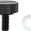 Seat Knob Blk Slot 1/4-20 DRAG SPECIALTIES DRAG SPECIALTIES MOTOVEIKALS 21