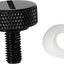 Seat Knob Blk Slot 1/4-28 DRAG SPECIALTIES DRAG SPECIALTIES MOTOVEIKALS 21