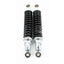 Shock absorber set 310mm chrome black for Zündapp GTS C 50 Sport KS DIVERSE / IMPORT MOTOVEIKALS 21