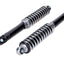 Shock absorber set Sport 340mm black/chrome for Puch Maxi S, Zündapp, Kreidler, Hercules, moped, mokick, moped DIVERSE / IMPORT MOTOVEIKALS 21