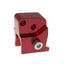 shock extender CNC 2-hole adjustable mounting - red for Peugeot horizontal VPARTS MOTOVEIKALS 21