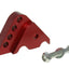 shock extender CNC 4-hole adjustable mounting - red for Minarelli horizontal VPARTS MOTOVEIKALS 21