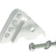 shock extender CNC 4-hole adjustable mounting - silver for Minarelli horizontal VPARTS MOTOVEIKALS 21