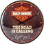 Sienas pulkstenis Harley Davidson ROAD IS CALLING 31cm NOSTALGIC ART MOTOVEIKALS 21
