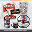Sienas pulkstenis MARTINI 31cm NOSTALGIC ART MOTOVEIKALS 21