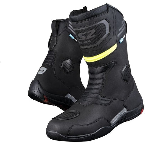 Sieviešu moto apavi LS2 GOBY WATERPROOF black H-V yellow 36 LS2 MOTOVEIKALS 21
