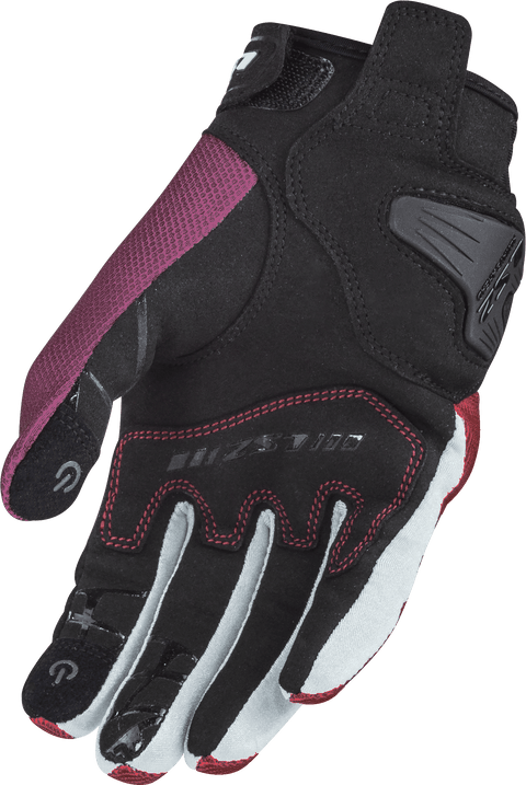Sieviešu moto cimdi LS2 DART II black red grey LS2 MOTOVEIKALS 21